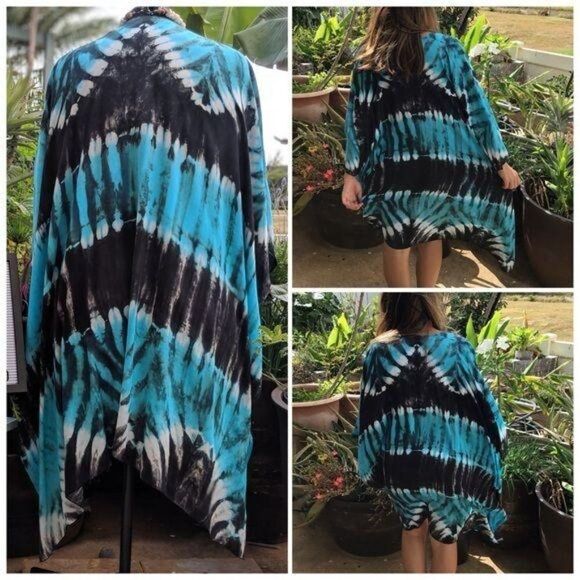 Poncho/Robe Spring/Summer Beach CoverUp - Picture 4 of 5